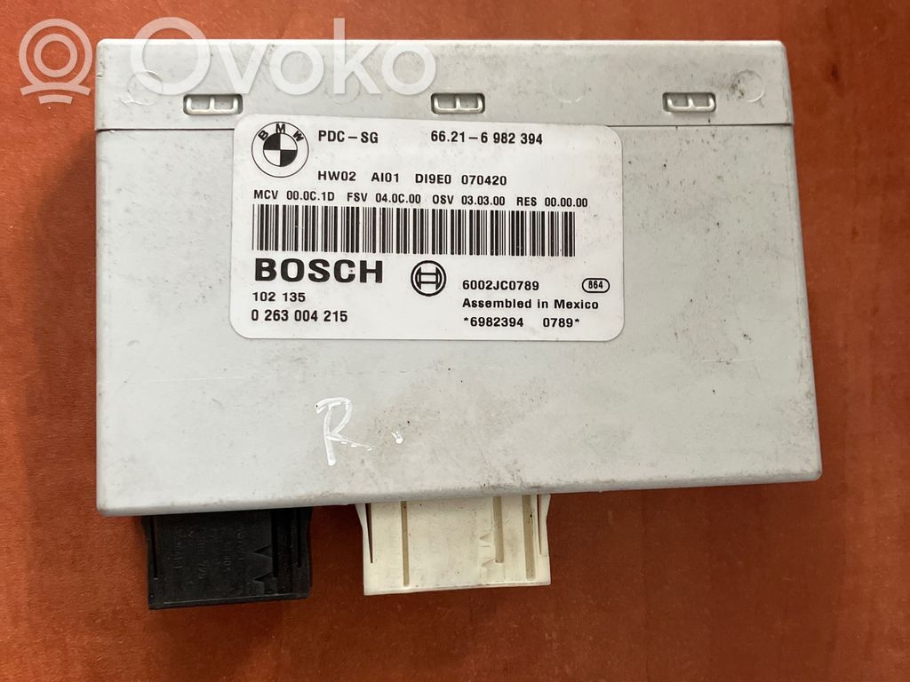 BMW 3 E90 E91 Parkavimo (PDC) daviklių valdymo blokas 
