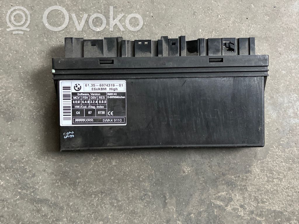 BMW 5 E60 E61 Komforto modulis 