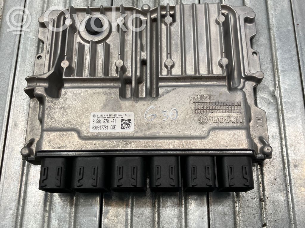 BMW 5 G30 G31 G38 Engine control unit/module 