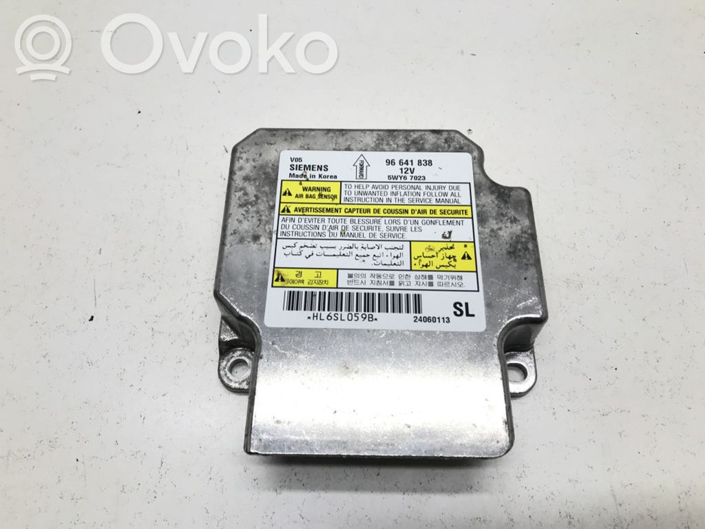 Chevrolet Epica Airbag control unit/module 