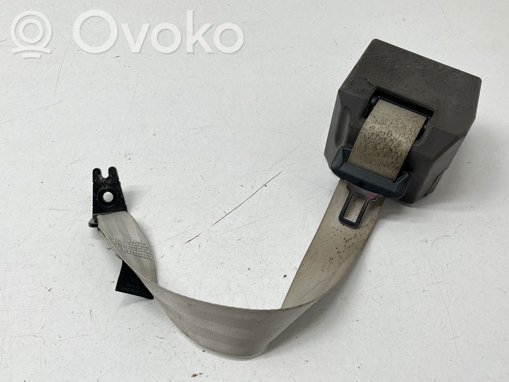 Volvo XC60 Pas bezpieczeństwa fotela tylnego 