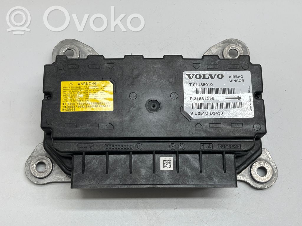 Volvo XC90 Sterownik / Moduł Airbag 
