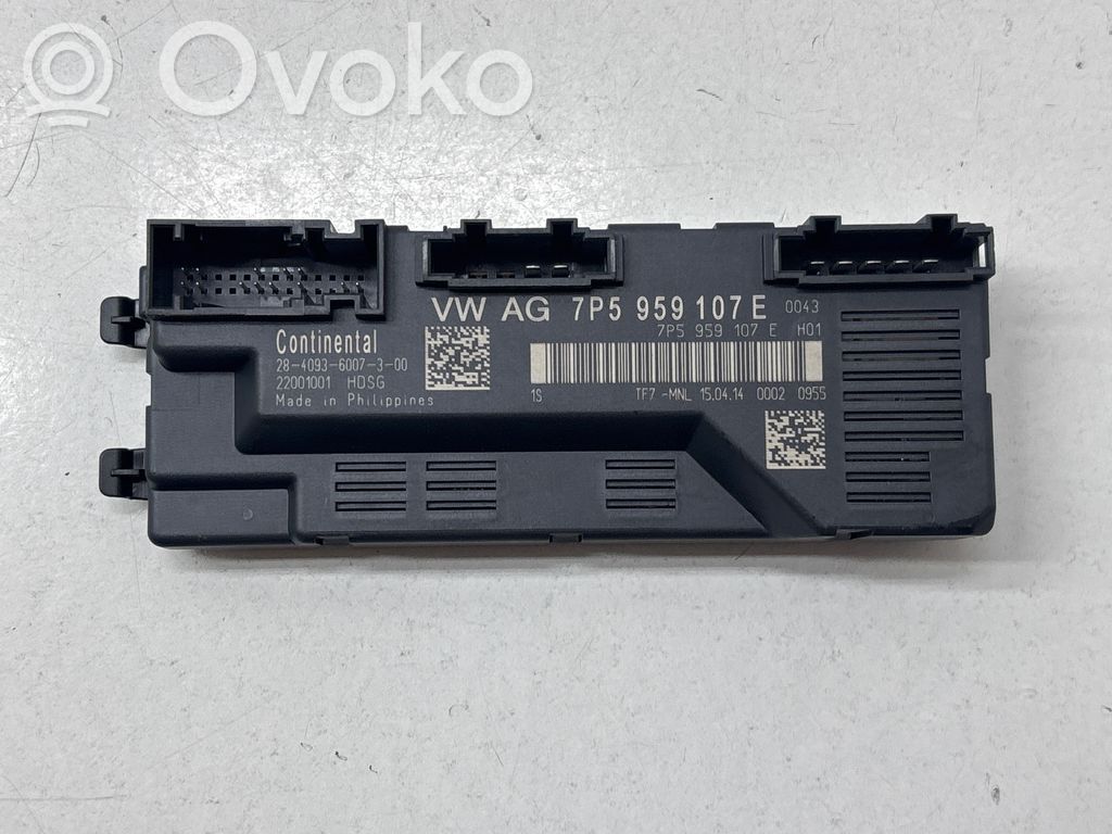 Porsche Macan (95B) Tailgate/trunk control unit/module 