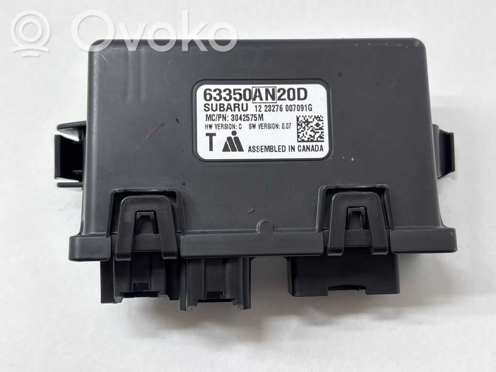 Subaru Outback (BT) Tailgate/trunk control unit/module 