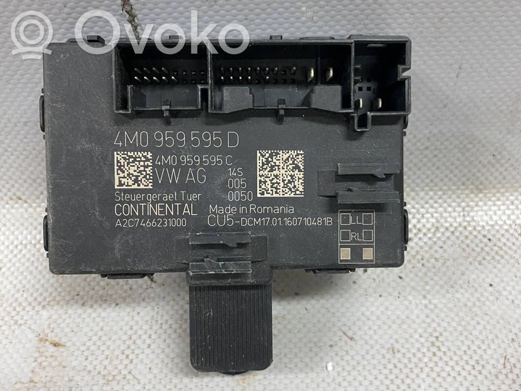 Unité de commande module de porte   4M0959595D