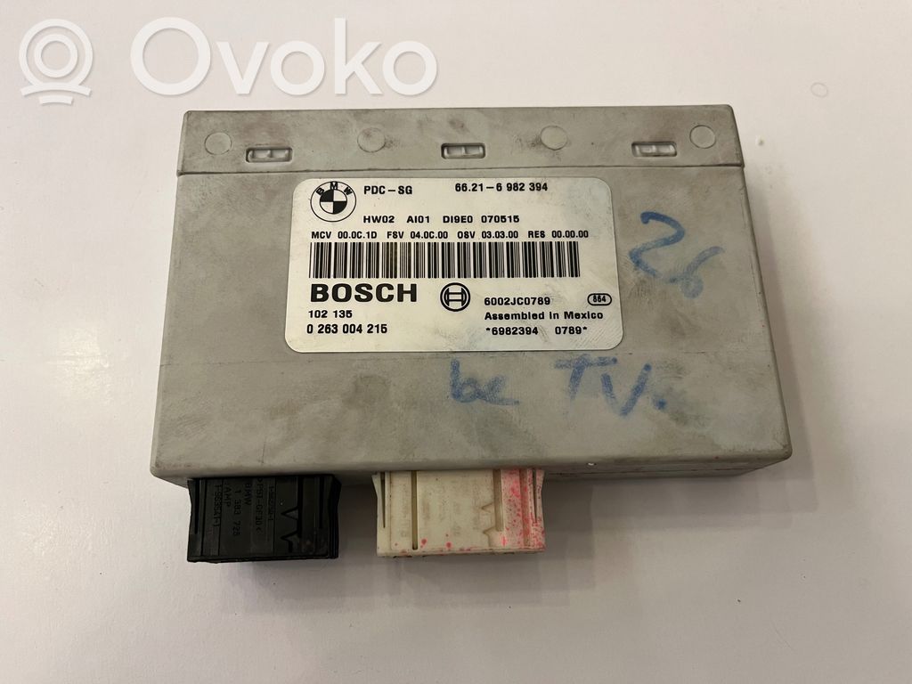BMW 3 E90 E91 Parkavimo (PDC) daviklių valdymo blokas 