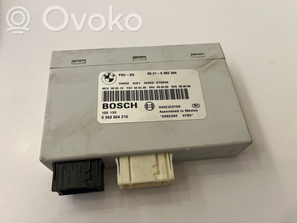 BMW 3 E90 E91 Parkavimo (PDC) daviklių valdymo blokas 