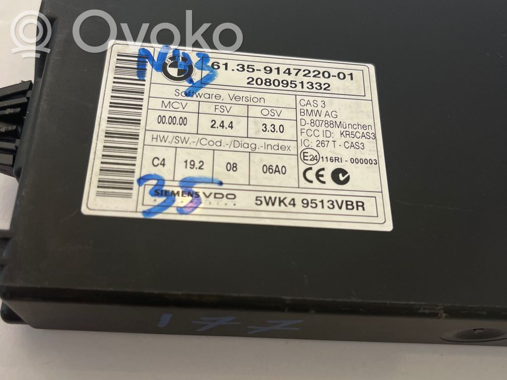 CAS control unit/module   9147220,5WK49513VBR,2080951332