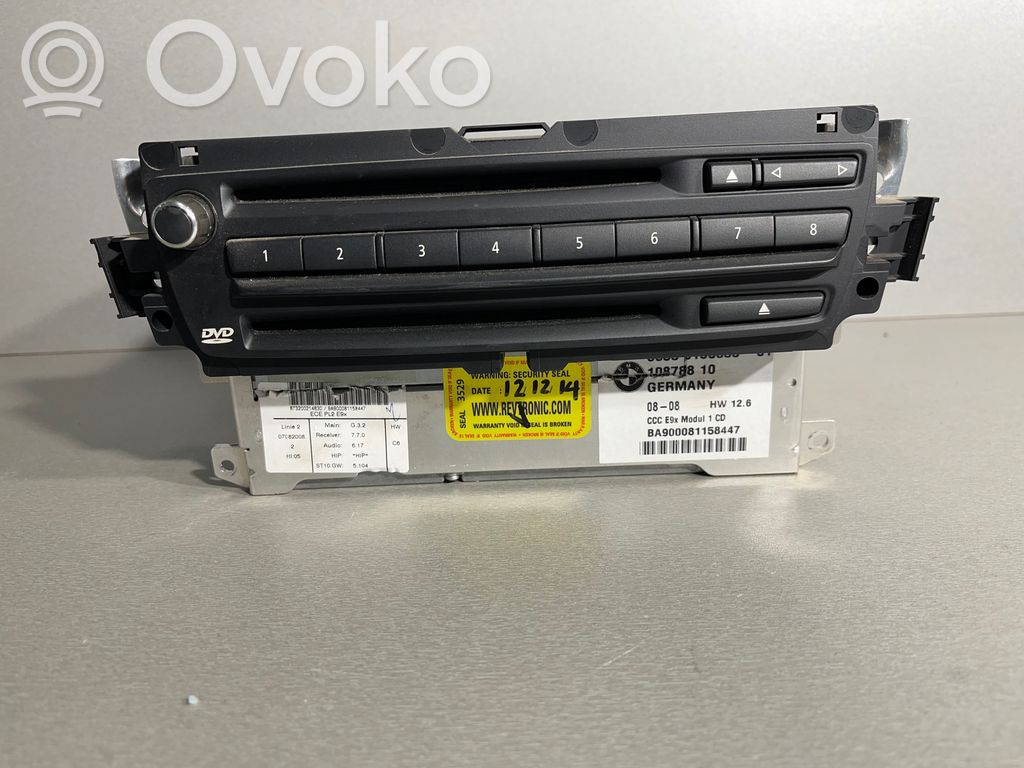 BMW 3 E92 E93 Unité principale radio / CD / DVD / GPS 