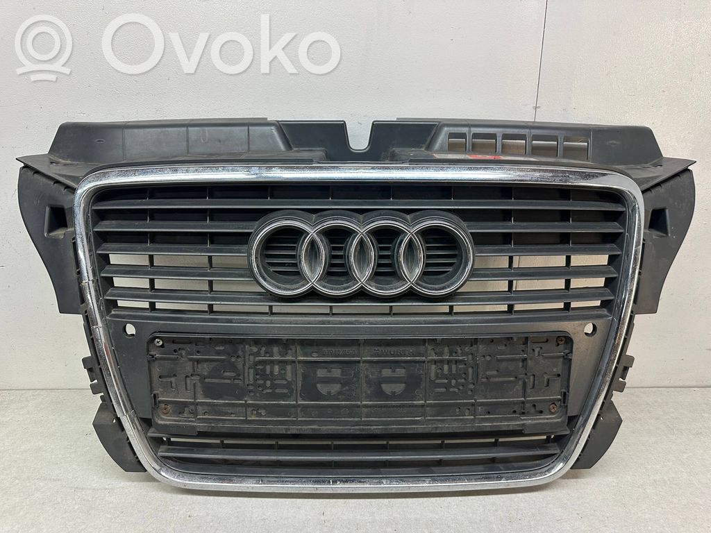 Audi A3 S3 8P Front bumper upper radiator grill 