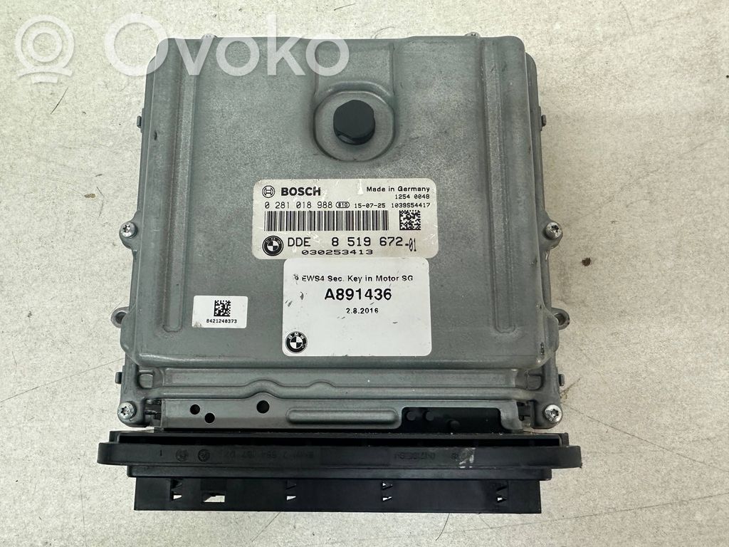 Engine control unit/module   8519672,030253413,0281018988