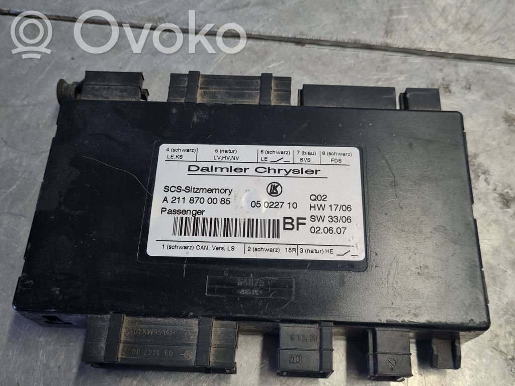 Mercedes-Benz ML W164 Alte unități/module de control 