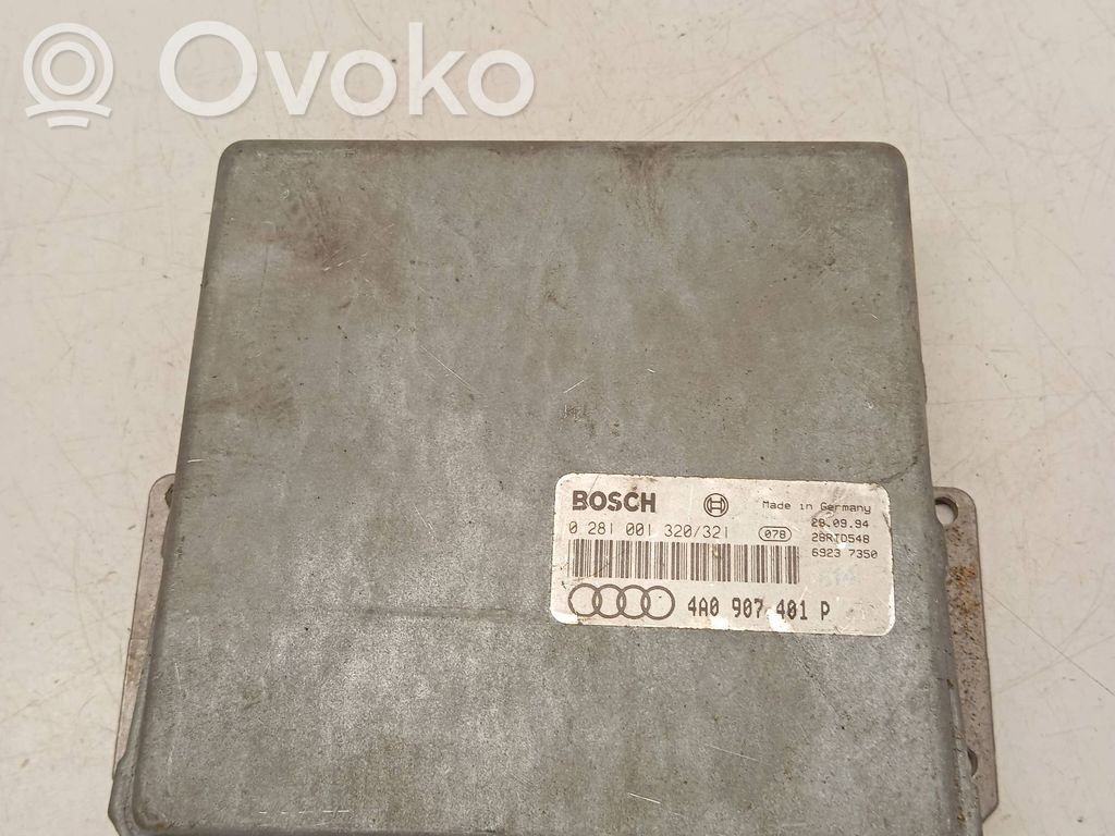 Engine control unit/module   4A0907401P,0281001320