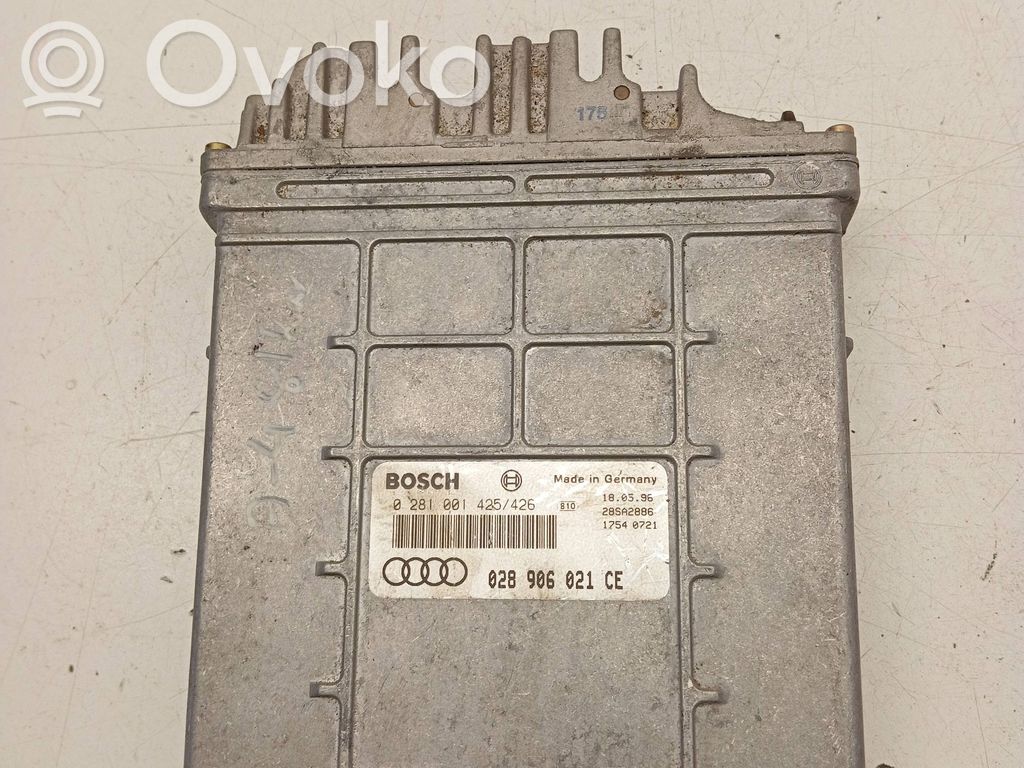 Engine control unit/module   028906021CE,28SA2886,0281001425