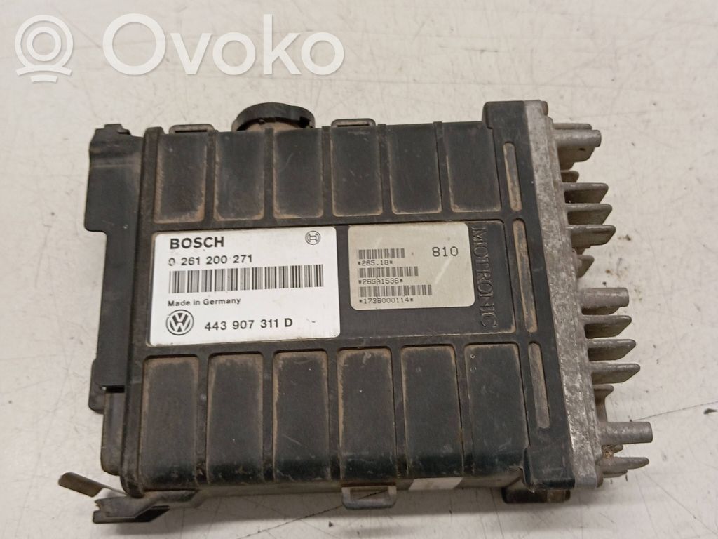 Engine control unit/module   0261200271,443907311D,26SA1536