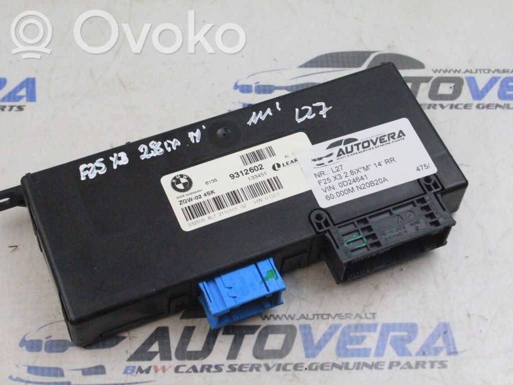 BMW X3 F25 Moduł sterowania Gateway 