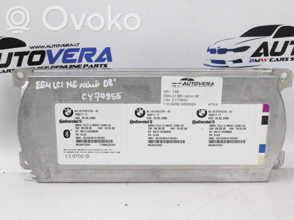 Bluetooth Modul Steuergerät   9181276