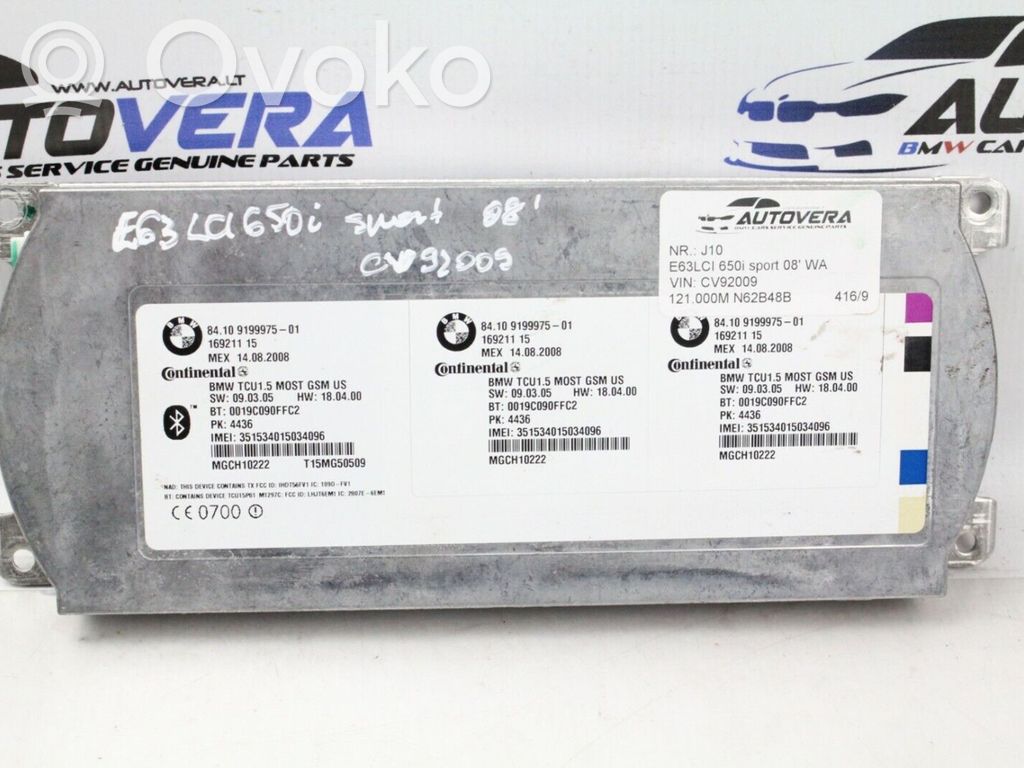 BMW 6 E63 E64 Bluetooth modulis 