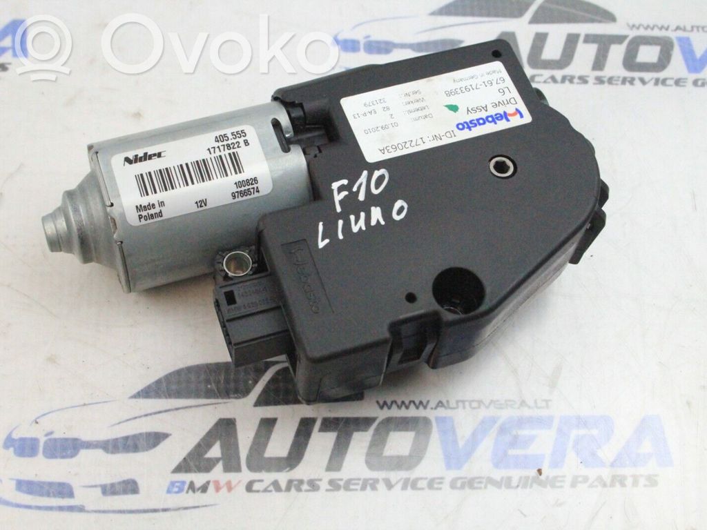 BMW 3 F30 F35 F31 Sunroof motor/actuator 