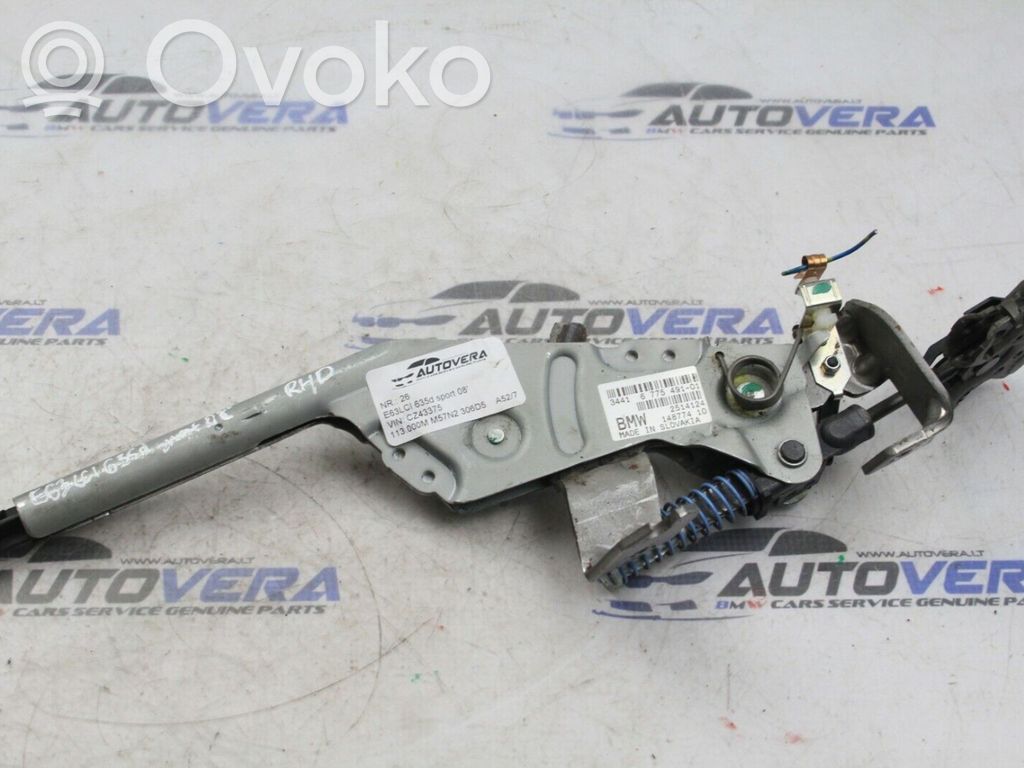 BMW 6 E63 E64 Frein à main / assemblage du levier 
