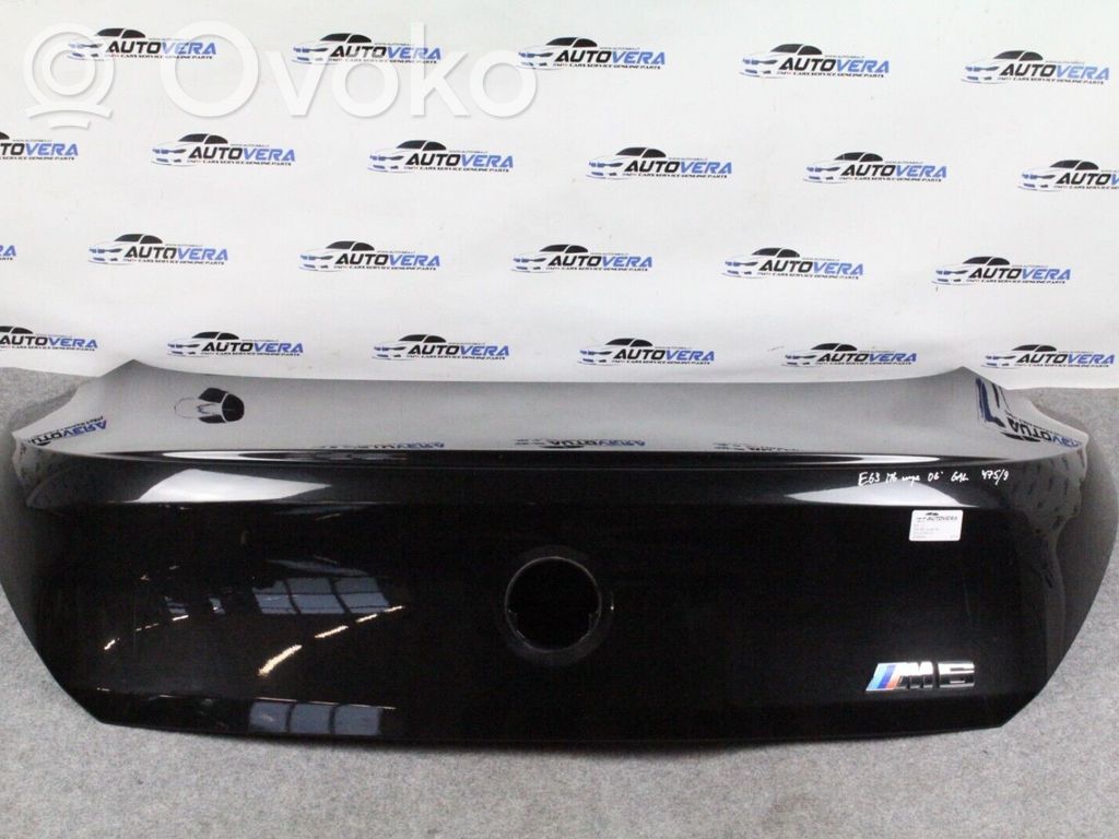 BMW 6 E63 E64 Galinis dangtis (bagažinės) 