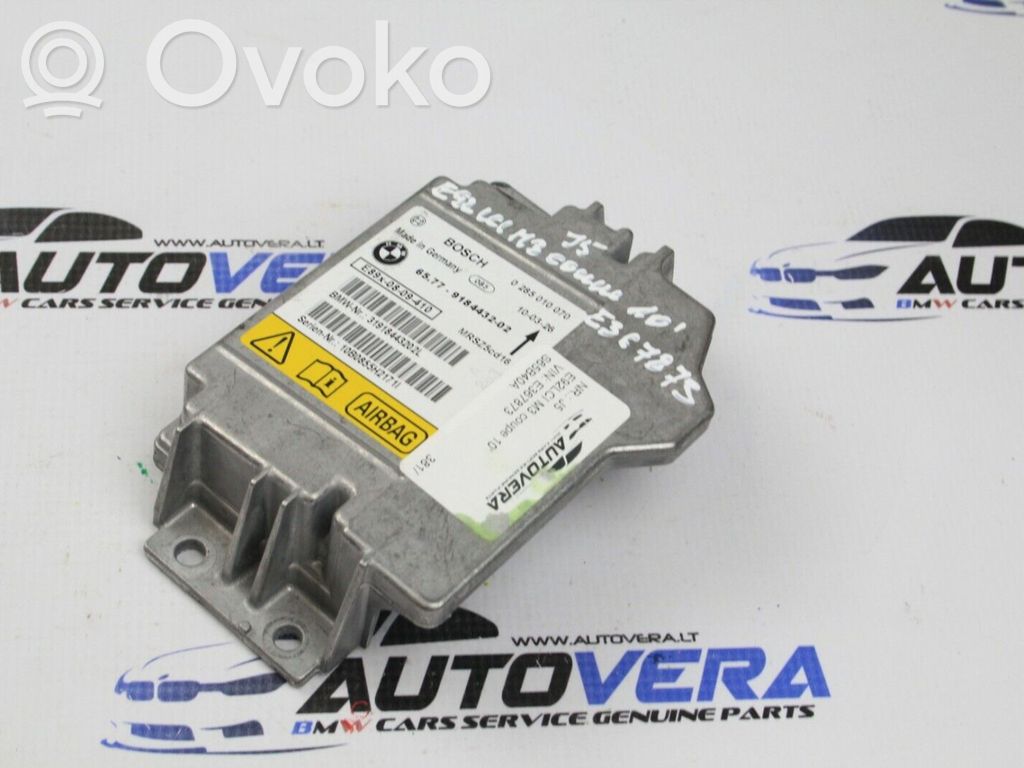 Turvatyynyn ohjainlaite/moduuli   9184432