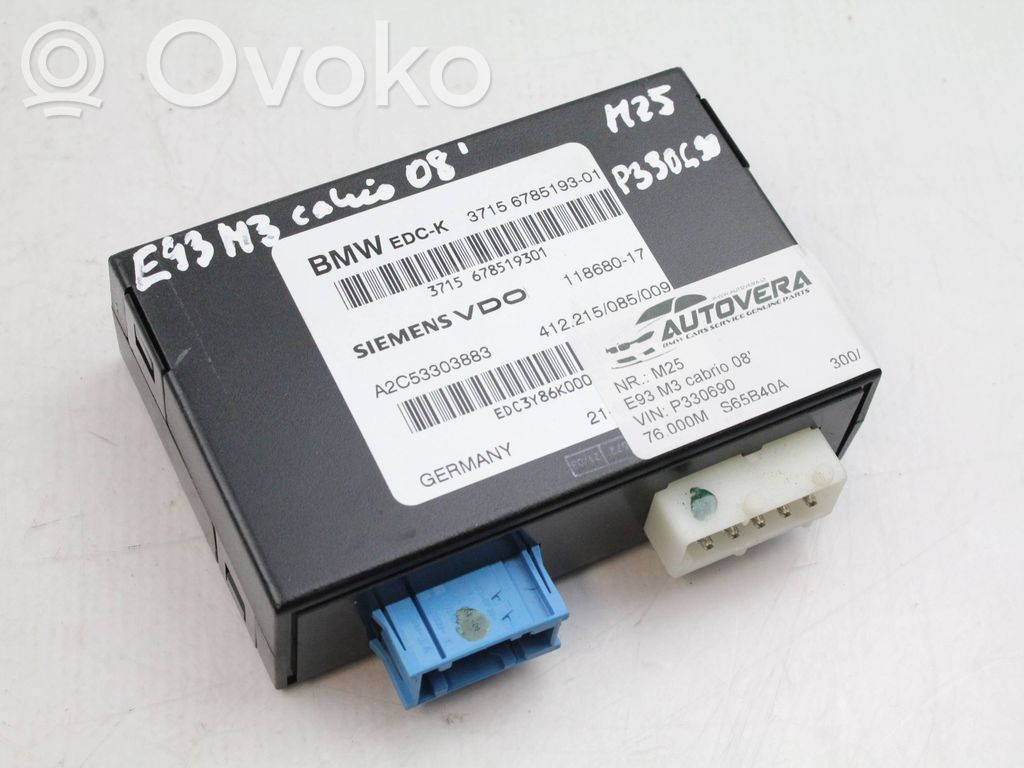 BMW 3 E92 E93 Suspension control unit/module 