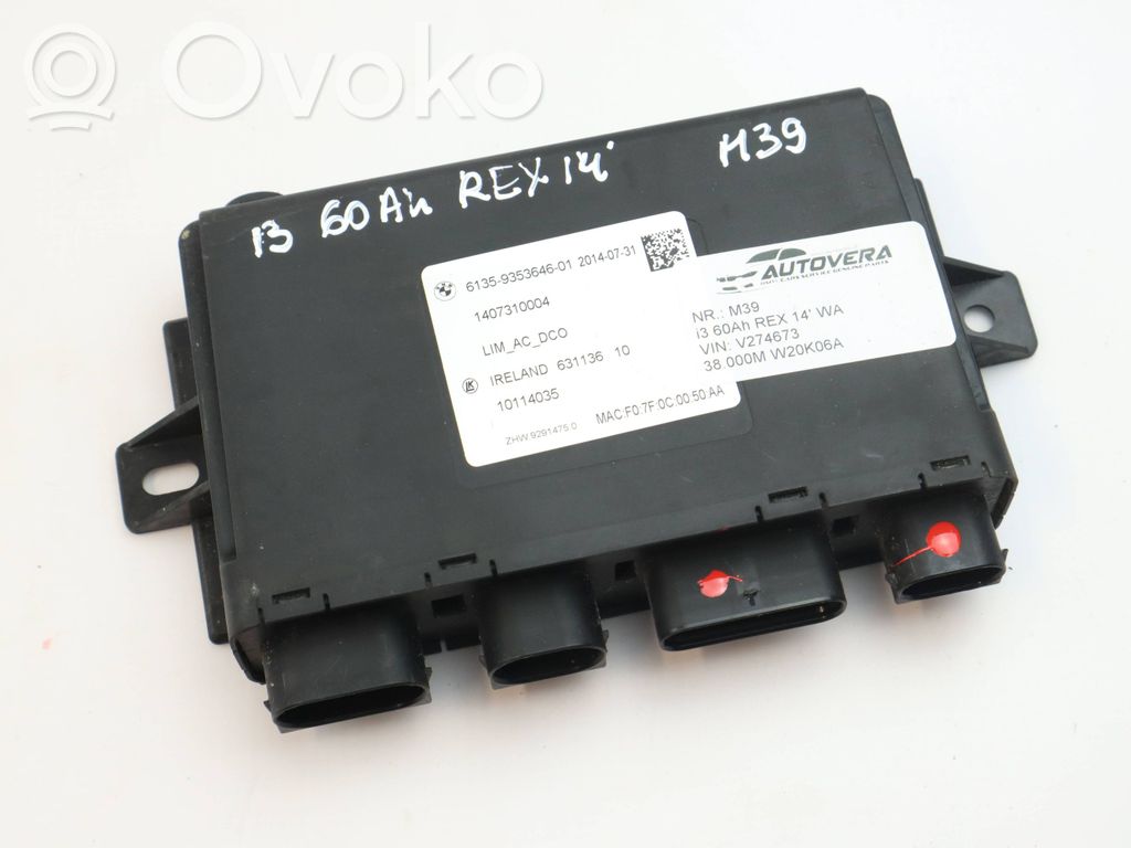 BMW i3 Other control units/modules 