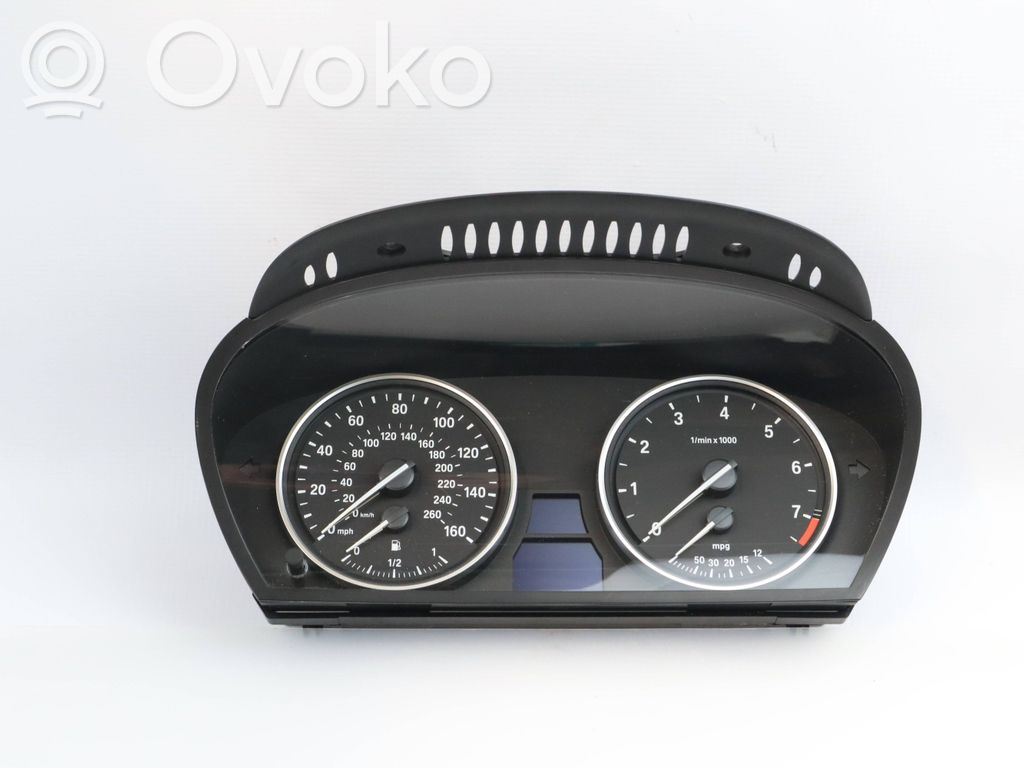 BMW 5 E60 E61 Spidometrs (instrumentu panelī) 