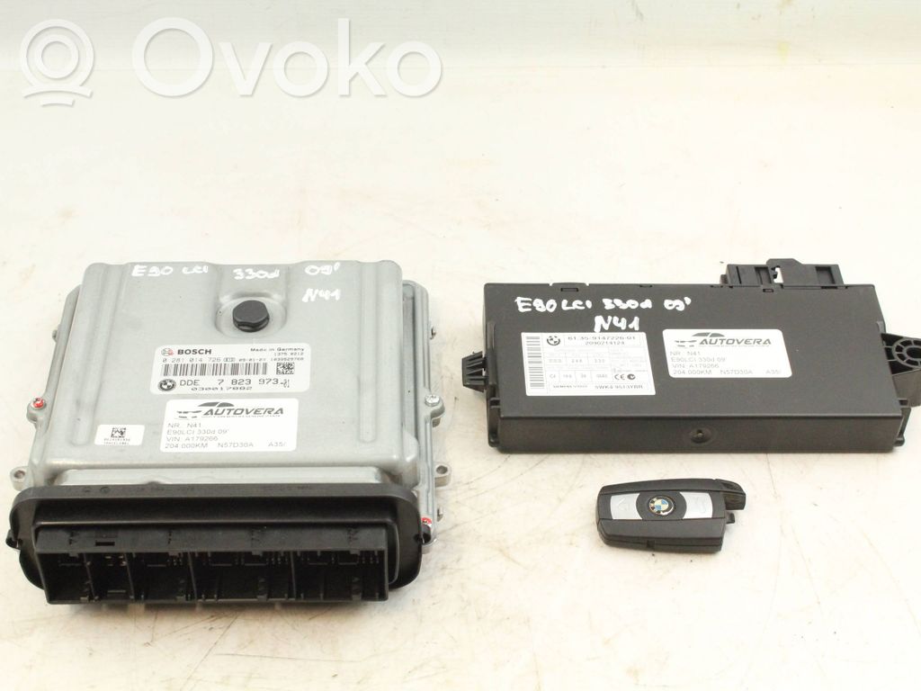 BMW 3 E90 E91 Engine ECU kit and lock set 