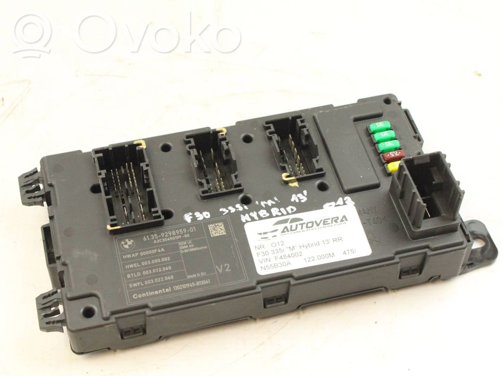 BMW 3 F30 F35 F31 Moduł / Sterownik komfortu 