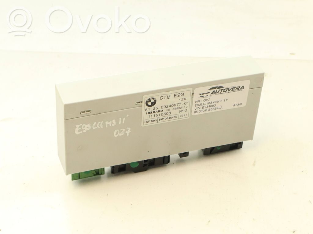 BMW 3 E92 E93 Pakeliamo stogo valdymo modulis 