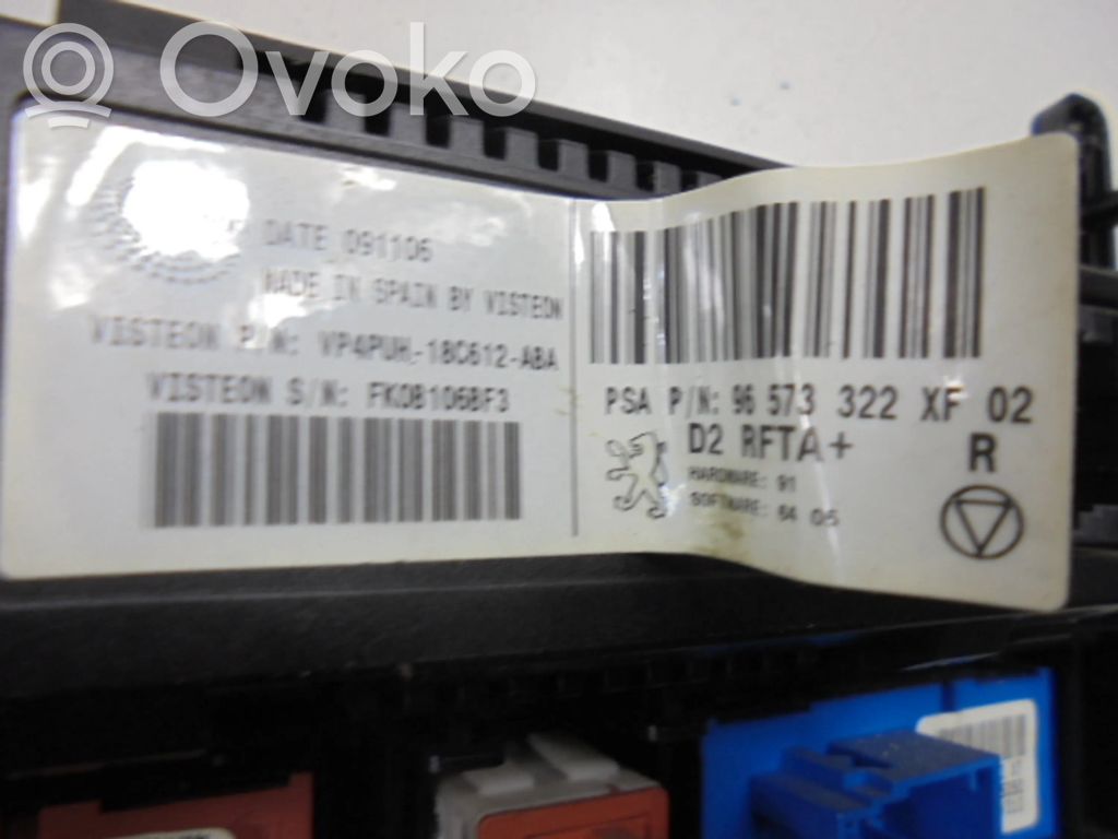 Peugeot 407 Air conditioning/heating control unit 