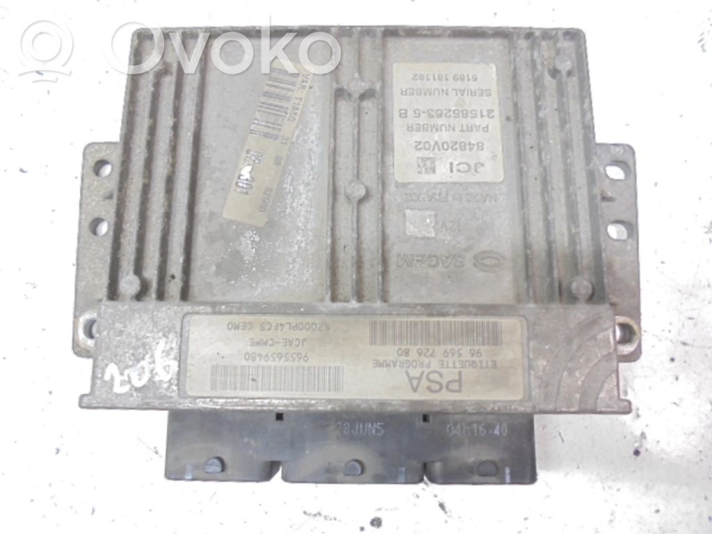 Peugeot 206 CC Engine control unit/module ECU 