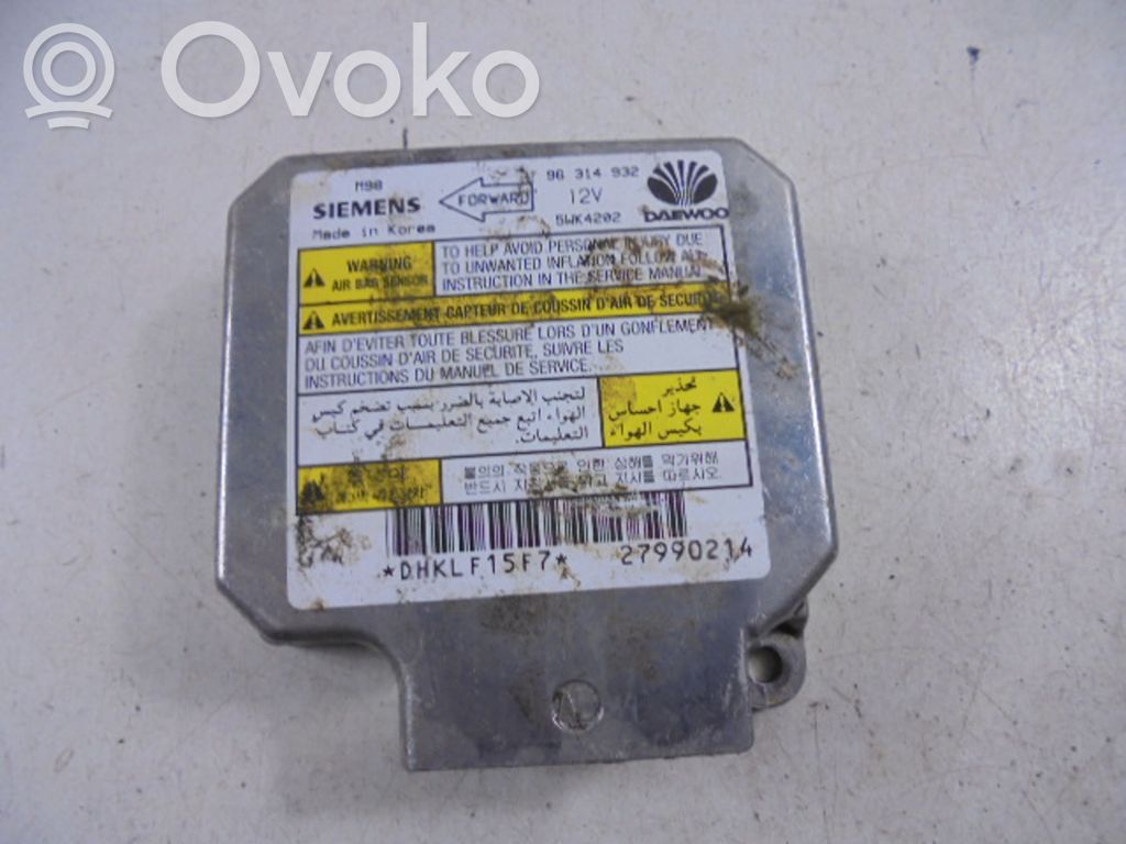 Chevrolet Matiz Airbag control unit/module 