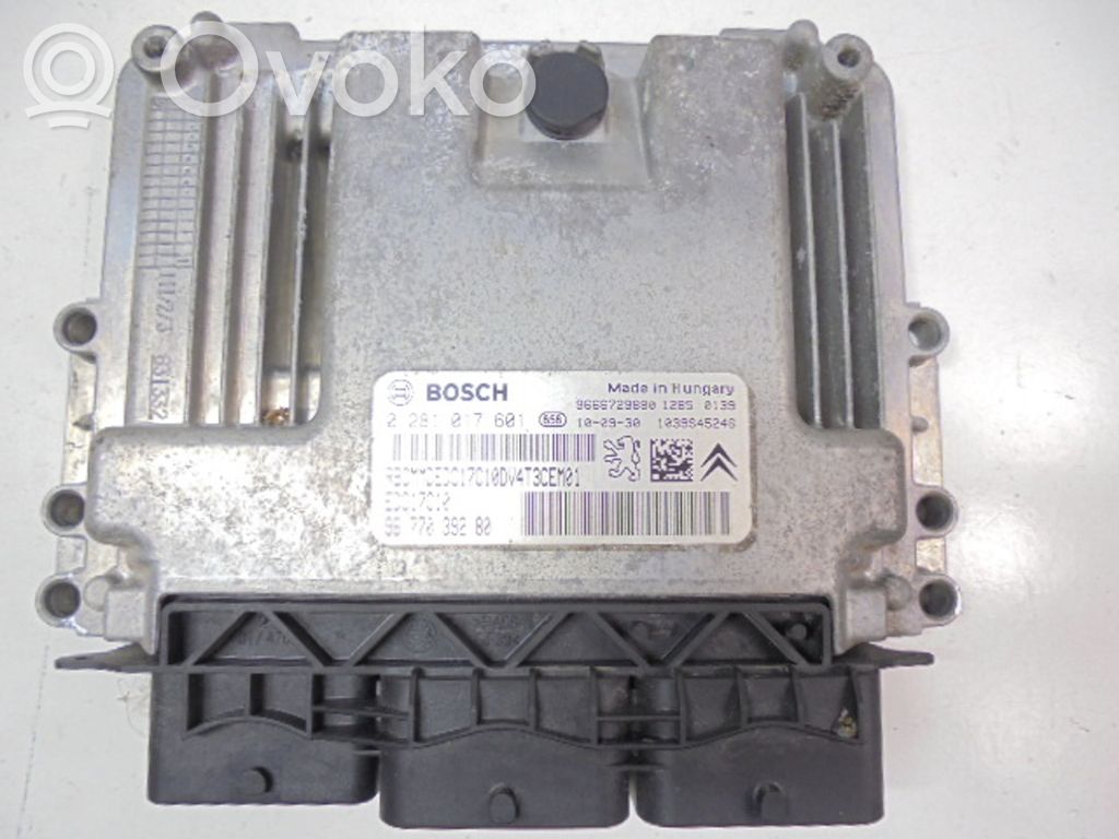 Peugeot 206+ Engine control unit/module ECU 