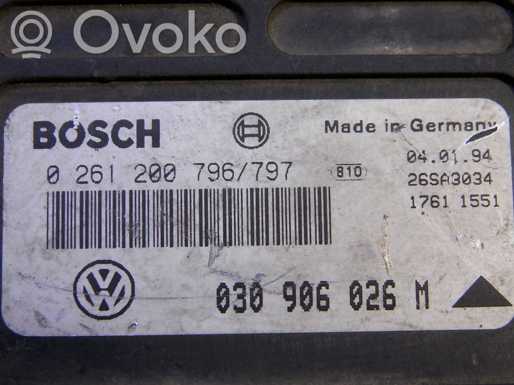 Volkswagen Polo II 86C 2F Engine control unit/module ECU 