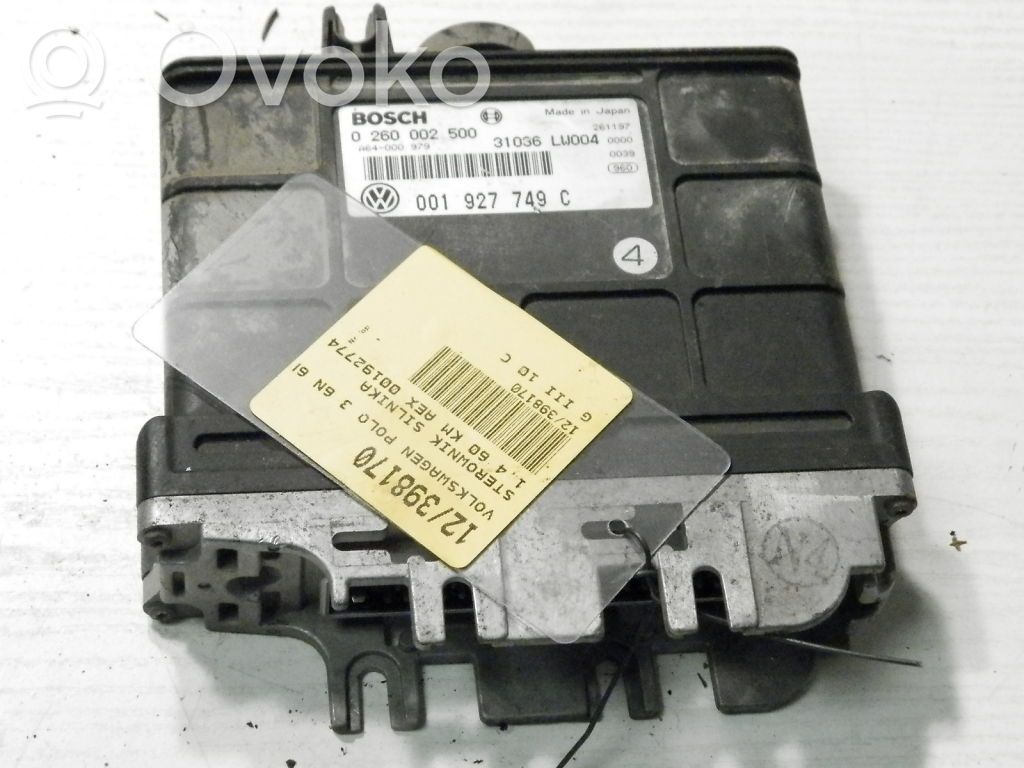 Volkswagen Polo III 6N 6N2 6NF Engine control unit/module ECU 