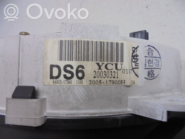 Hyundai Matrix Speedometer (instrument cluster) 