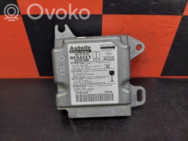 Module de contrôle airbag   8200381668,605045200