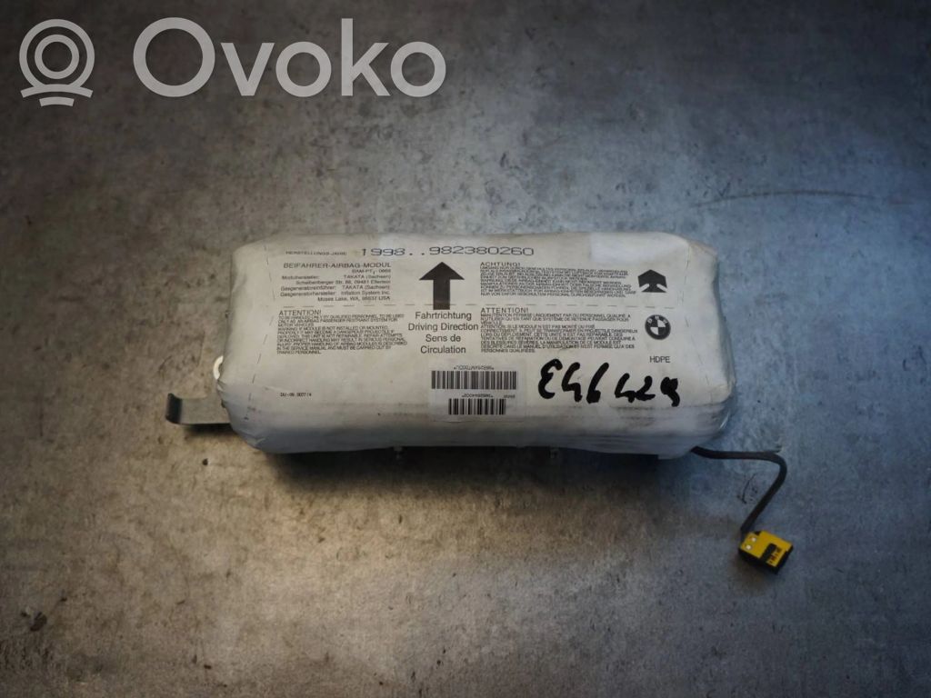 BMW 3 E46 Passenger airbag 