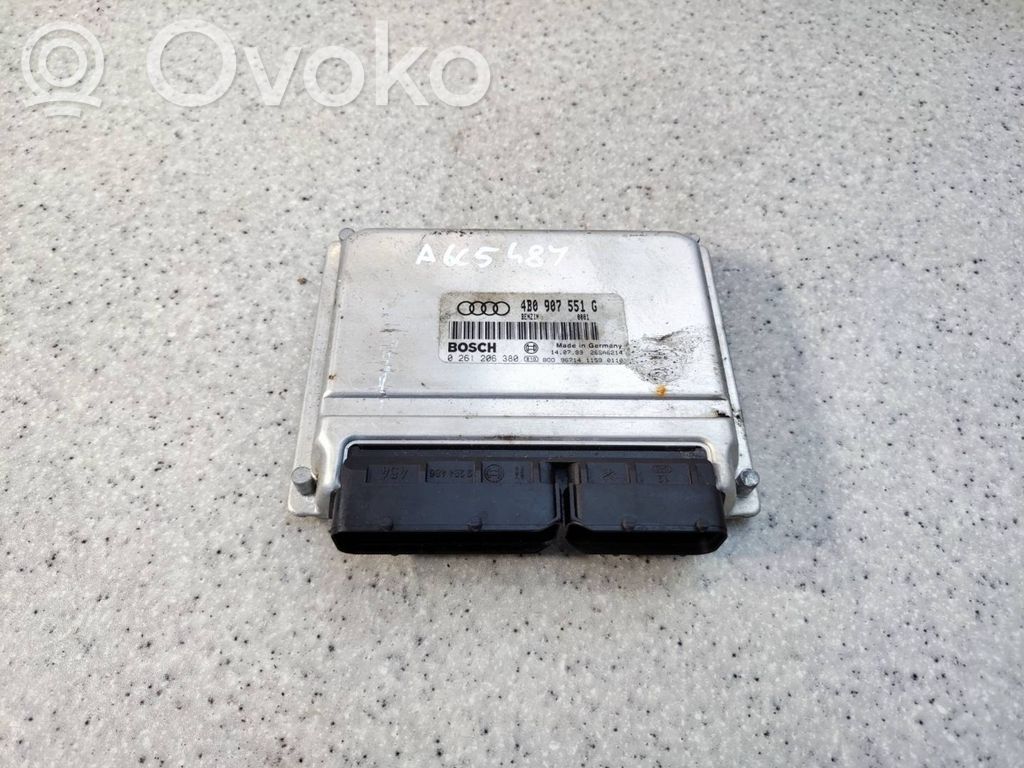Engine control unit/module   4B0907551G,26SA6214,0261206380