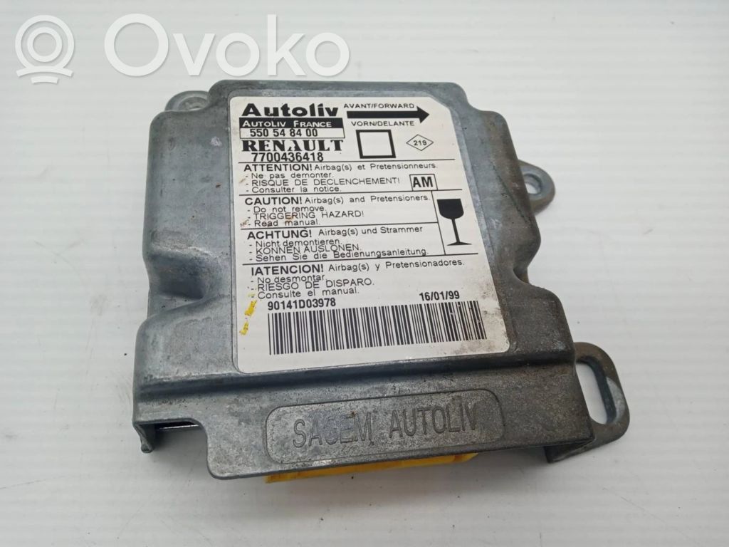 Renault Megane II Unitate/modul de comandă airbaguri 