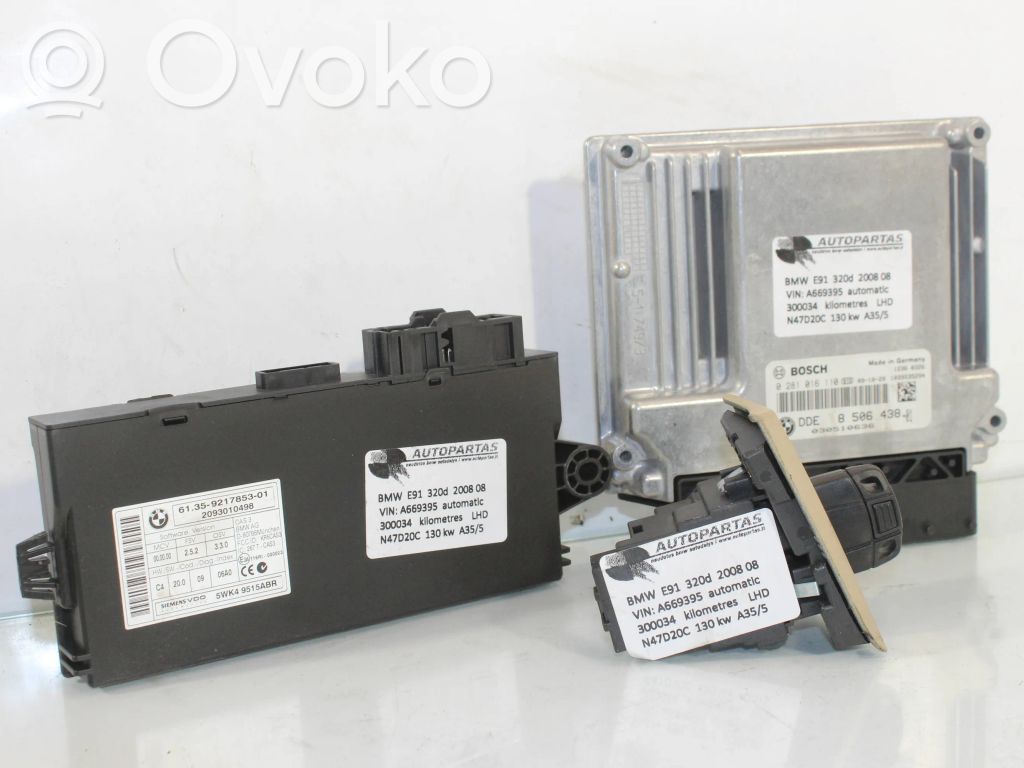 Engine ECU kit and lock set   8506438,913201200808,030510636,0281016110