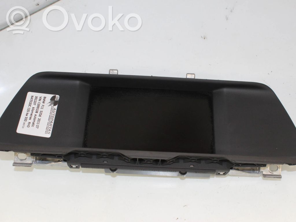 BMW 5 F10 F11 Monitor / wyświetlacz / ekran 