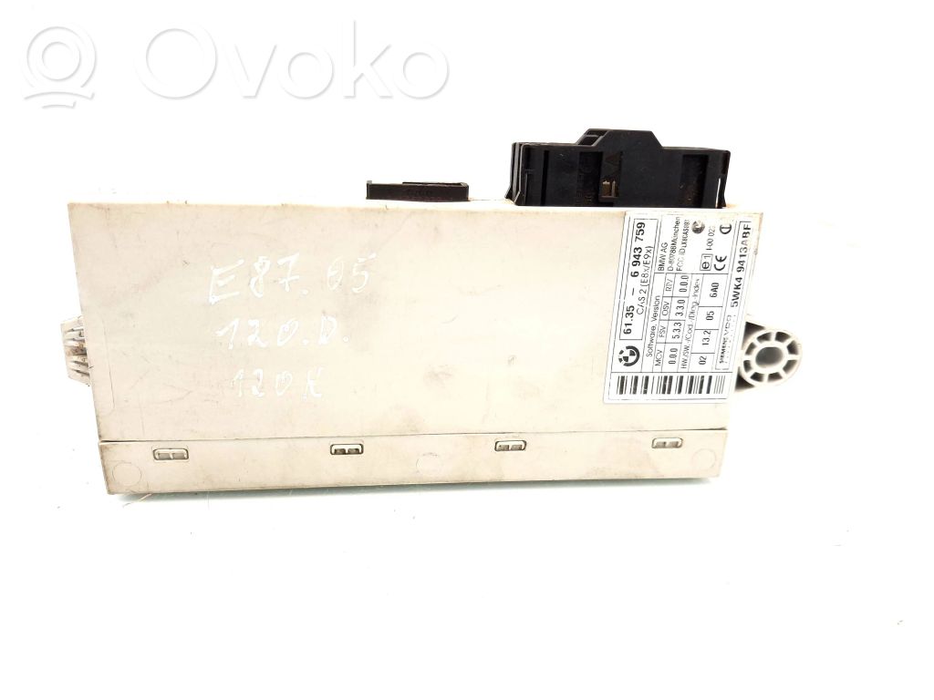 BMW 1 E81 E87 CAS control unit/module 