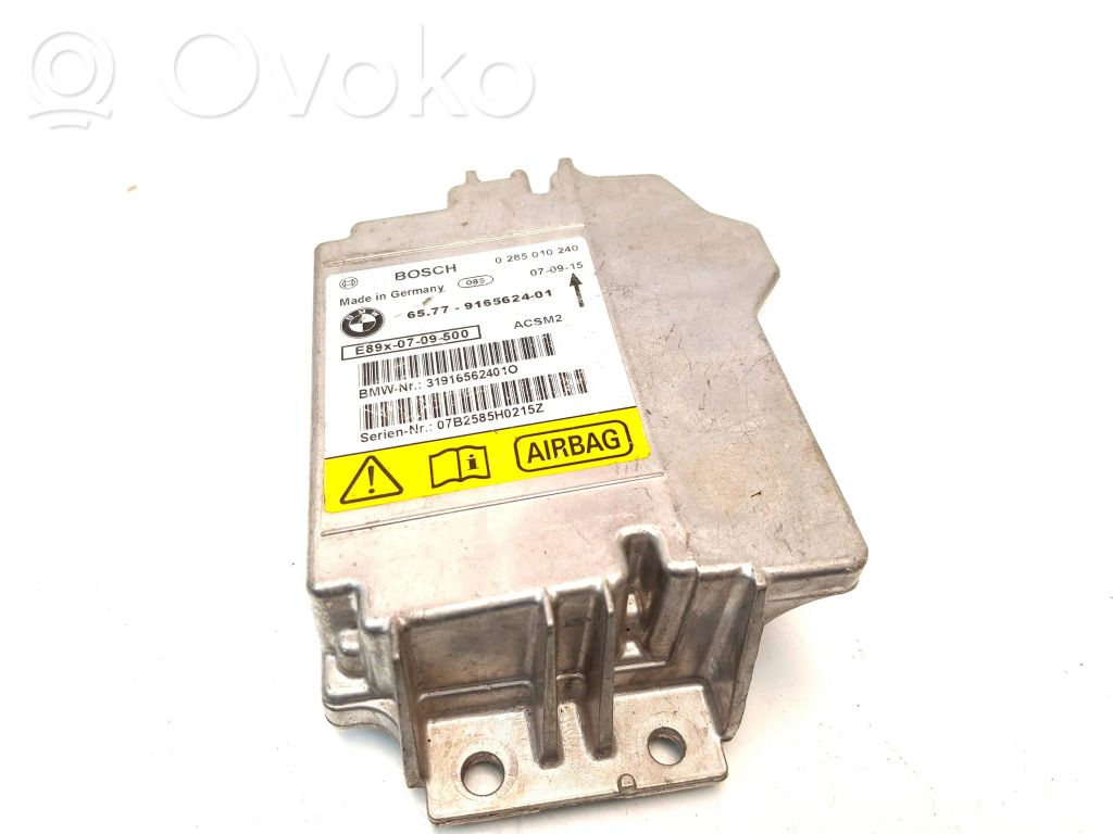 Airbag control unit/module   9165624,319165624010,0285010240