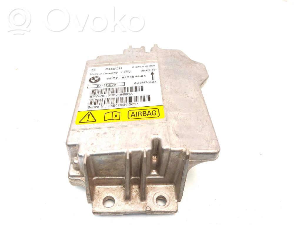 BMW X5 E70 Airbag control unit/module 