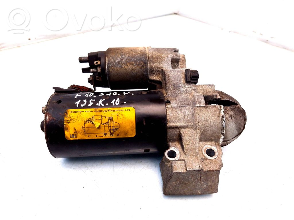 BMW 5 F10 F11 Starter motor 