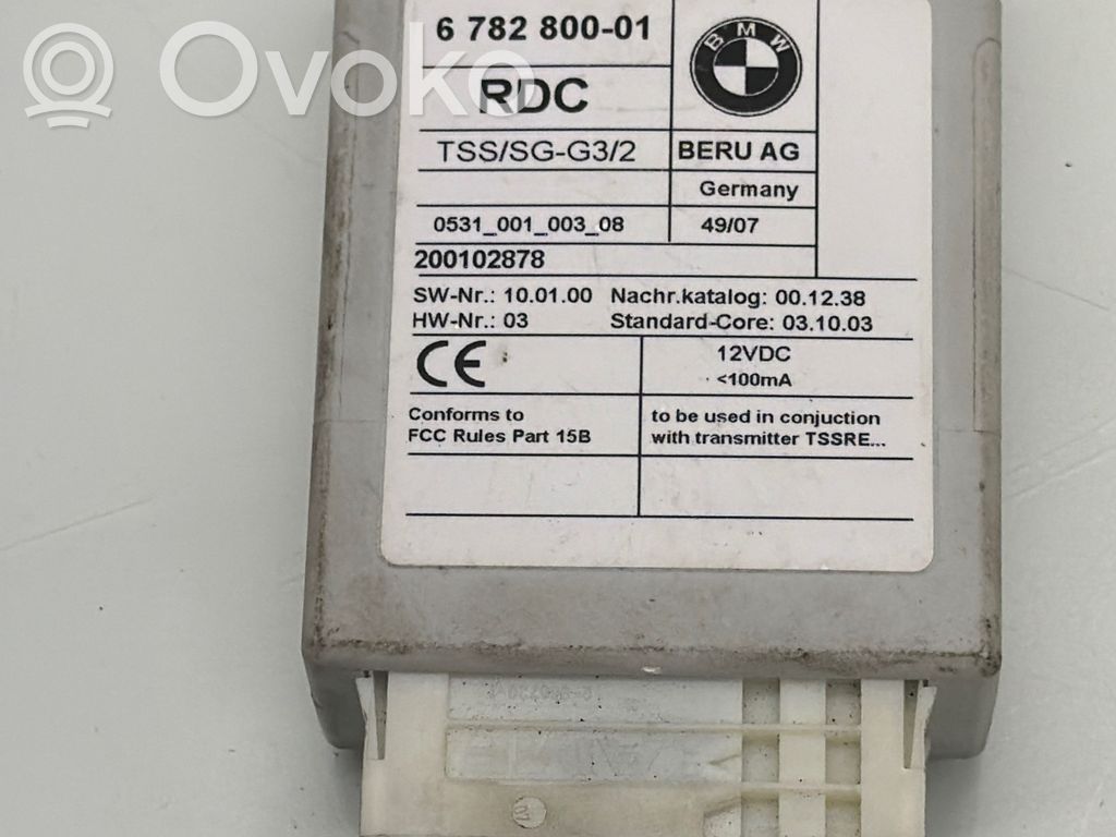 BMW 3 E90 E91 Padangų slėgio valdymo blokas 